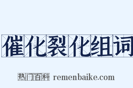 催化裂化组词是什么意思的图片